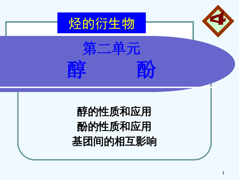 高中化学 第二单元醇：课件十 苏教版选修5_第1页