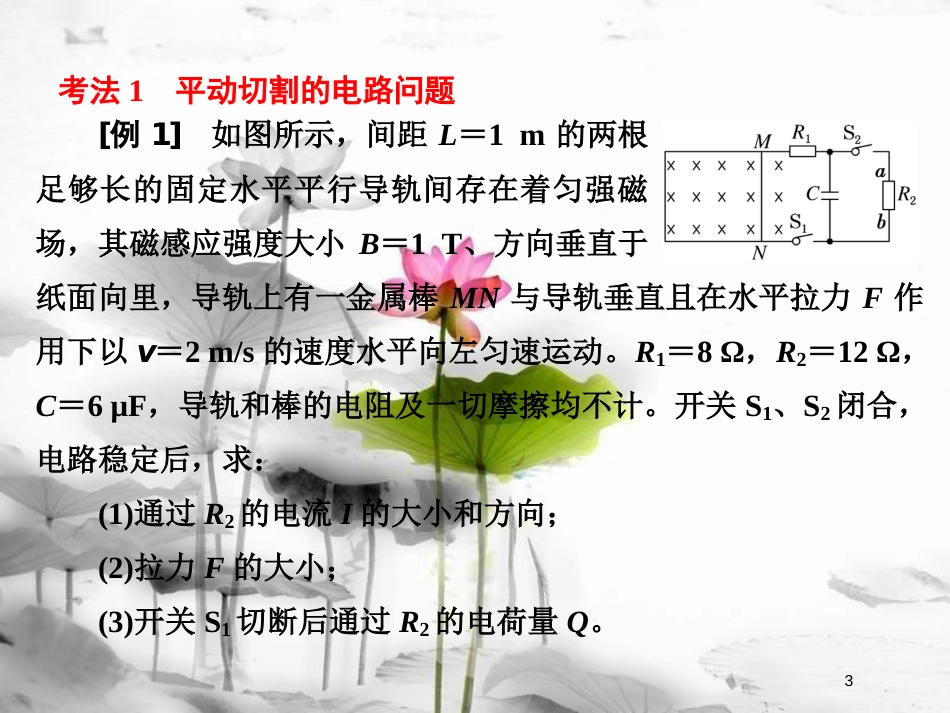 （新课标）高考物理总复习 第十章 电磁感应 第59课时 电磁感应的电路问题（题型研究课）课件_第3页