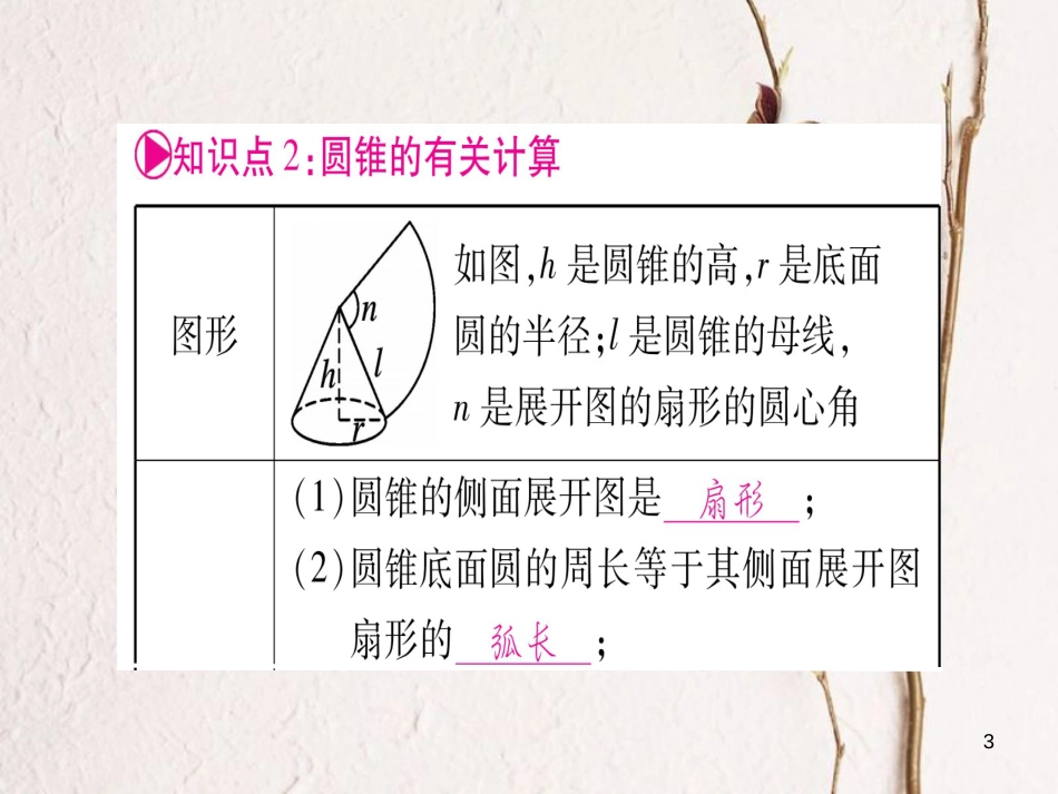 （广西北部湾专版）中考数学总复习第一轮考点系统复习第6章圆第3节与圆有关的计算课件新人教版_第3页