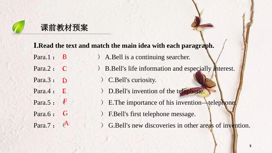 高中英语 Unit 3 Inventors and inventions Section 3 Using Language课件 新人教版选修8_第3页