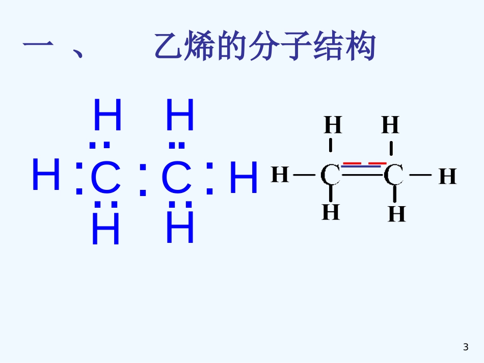 高中化学：5.3《乙烯 烯烃》第一课时课件（旧人教版必修2）_第3页