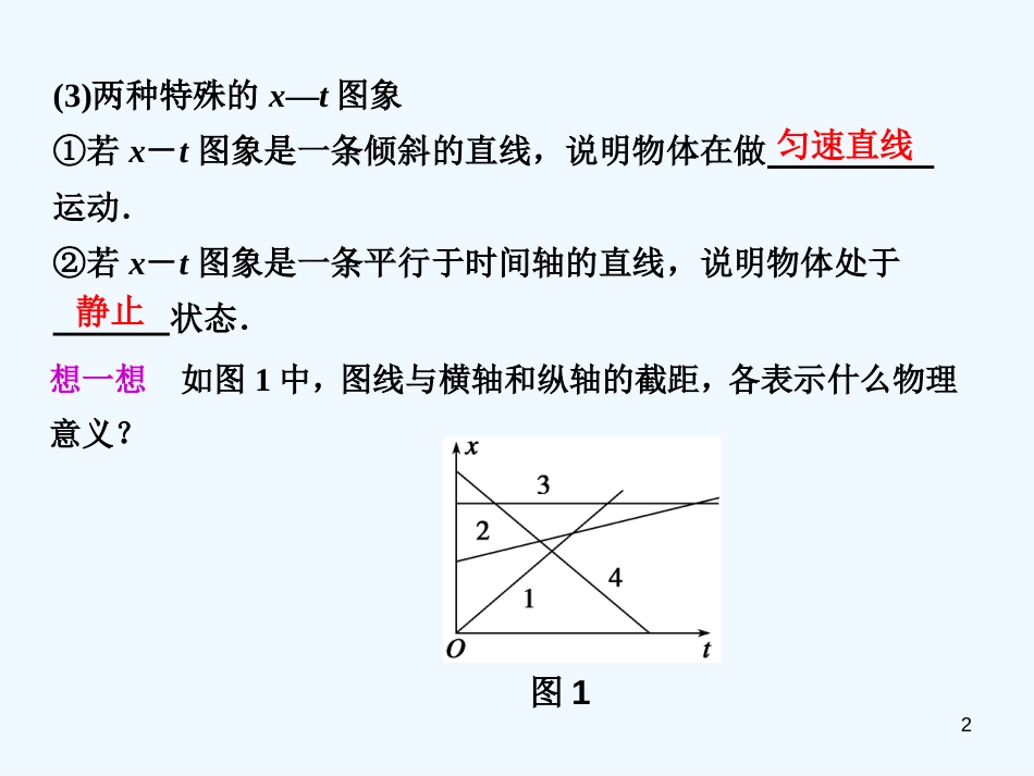 高中物理 第1章第4课时 运动的图象 追及和相遇问题课件素材_第2页