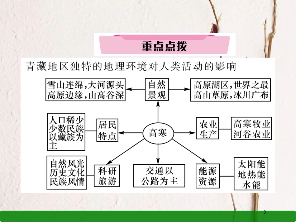 湖北省襄阳市中考地理 第25讲 青藏地区复习课件1_第3页