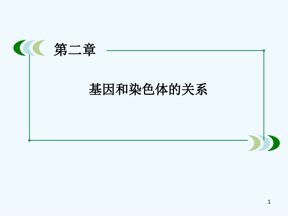 高中生物 2-2基因在染色体上课件 新人教版必修2_第1页