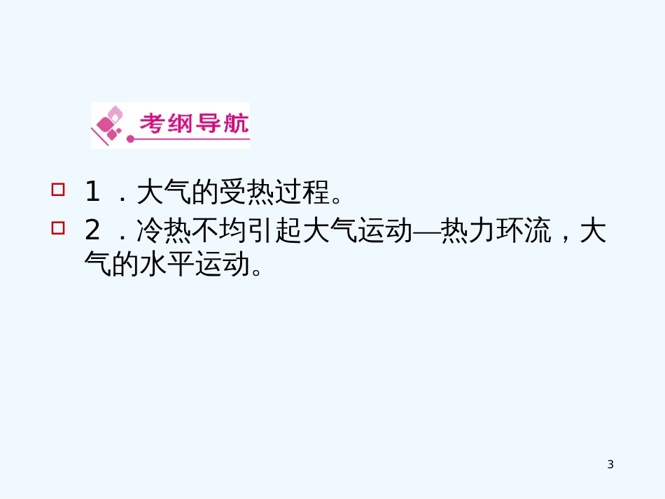 高中地理 冷热不均引起大气运动复习课件 新人教版必修1_第3页