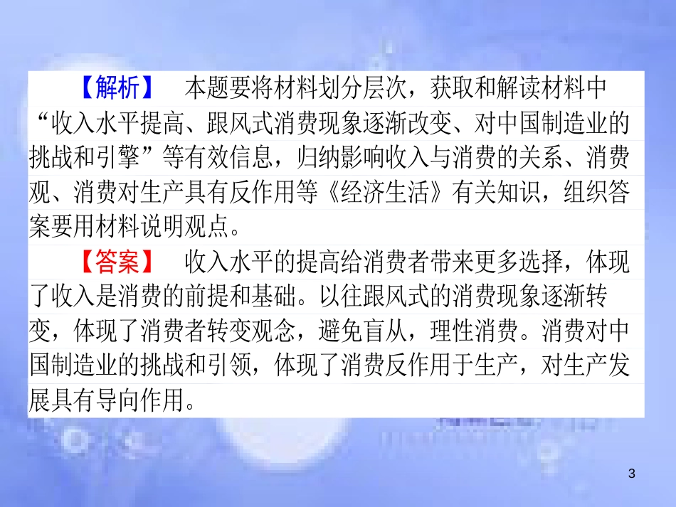 高三政治一轮复习 题型方法 23 体现类主观题课件_第3页