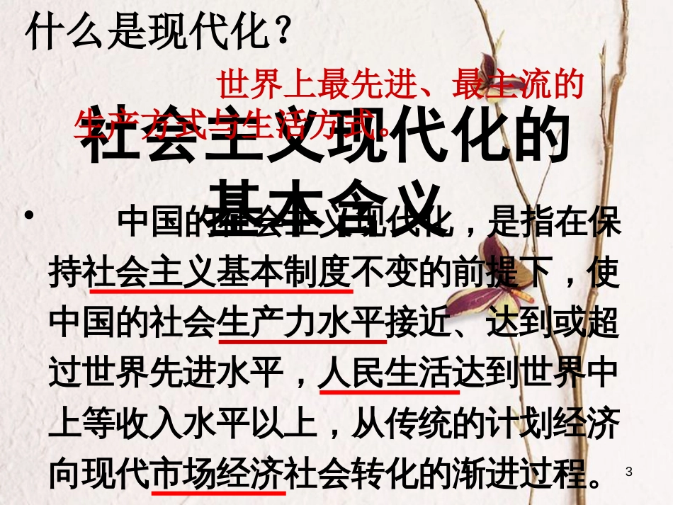 广东省佛山市顺德区八年级历史下册 第三单元 建设中国特色社会主义 第14课 迈向社会主义现代化课件 北师大版_第3页