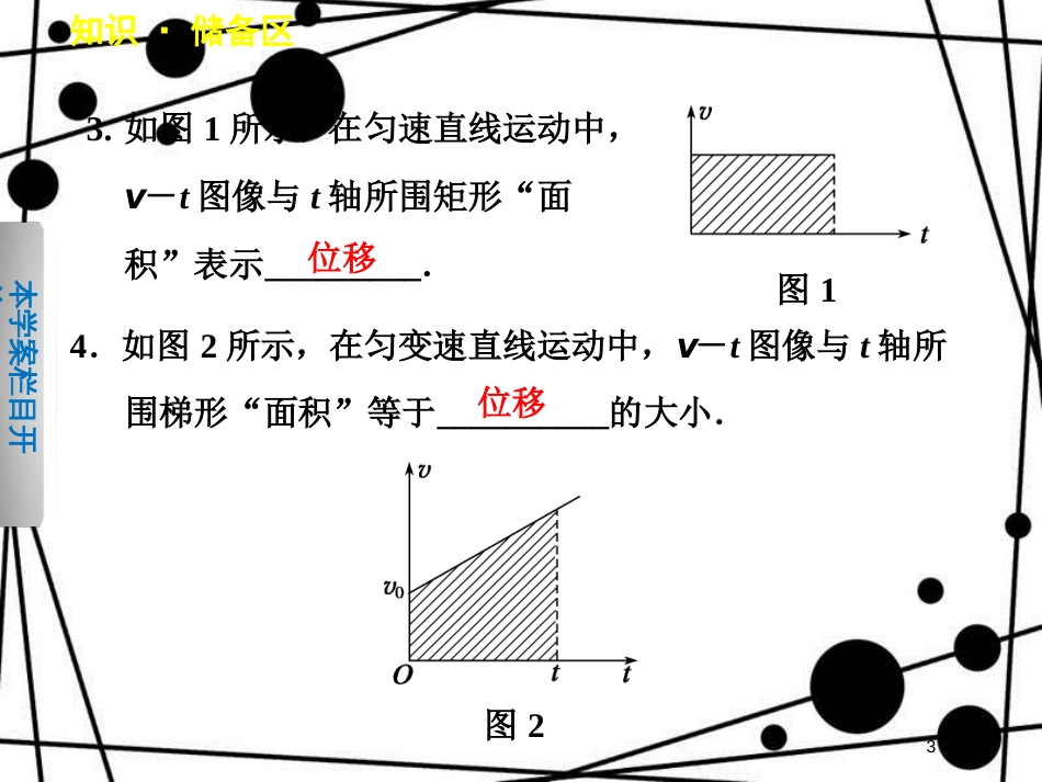 高中物理 第一章 运动的描述 第7节 匀变速直线运动位移与时间的关系课件 教科版必修1_第3页