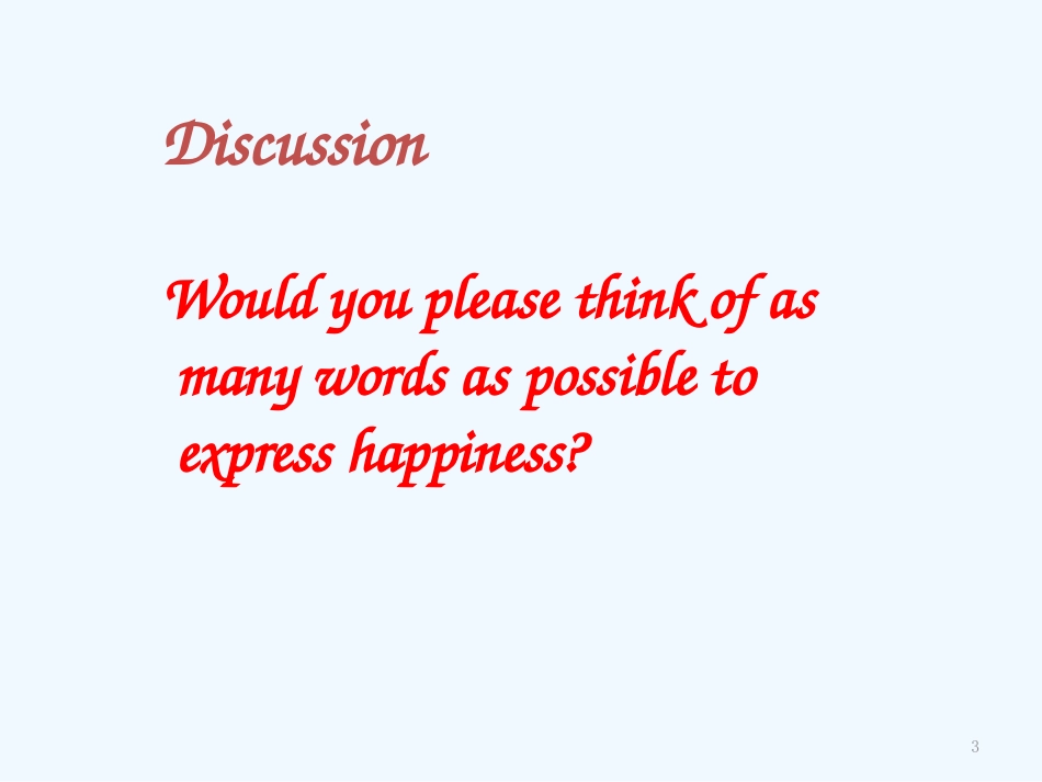 高中英语 Unit 2《What is happiness to you》Word Power课件1 牛津译林版_第3页