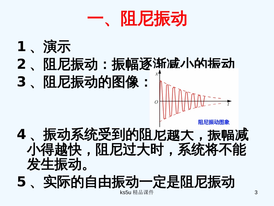 高中物理 11.5外力作用下的振动课件 新人教版选修3-4_第3页