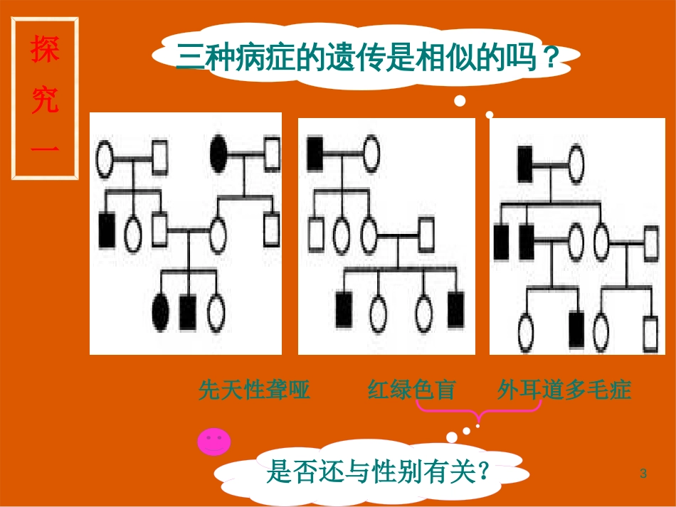 高中生物 2.3《伴性遗传》课件 新人教版必修2高二_第3页