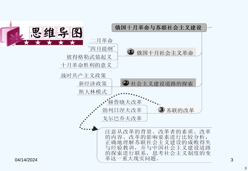 （浙江专用）新课标高中历史第二轮总复习 第10讲 两种现代化模式的并存发展课件 新人教版_第3页