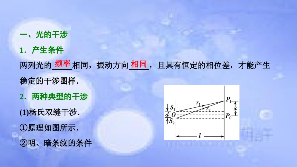 高考物理一轮复习 第十四章 机械震动 机械波 光 电磁波 相对论简介 第四讲 光的波动性 电磁波 相对论课件_第2页