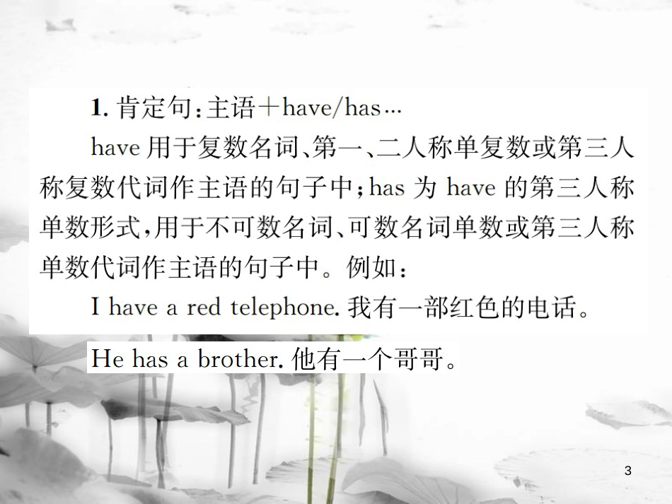 （浙江专版）七年级英语上册 Unit 5 Do you have a soccer ball语法小专题课件 （新版）人教新目标版_第3页