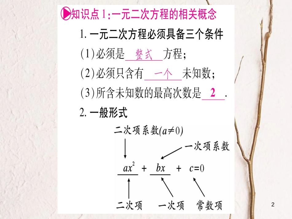 湖南省中考数学复习 第1轮 考点系统复习 第2章 方程（组）与不等式（组）第2节 一元一次方程及其应用课件_第2页