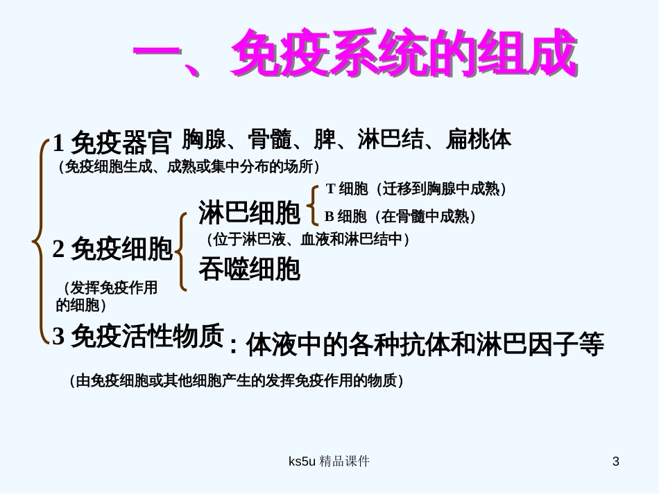 高中生物 免疫调节的课件 新人教版必修3_第3页