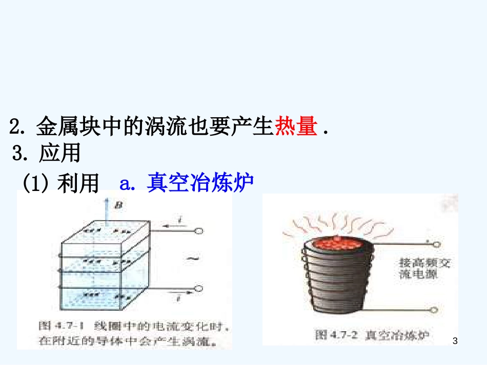 高中物理 47《涡流》课件 人教版选修3-2_第3页