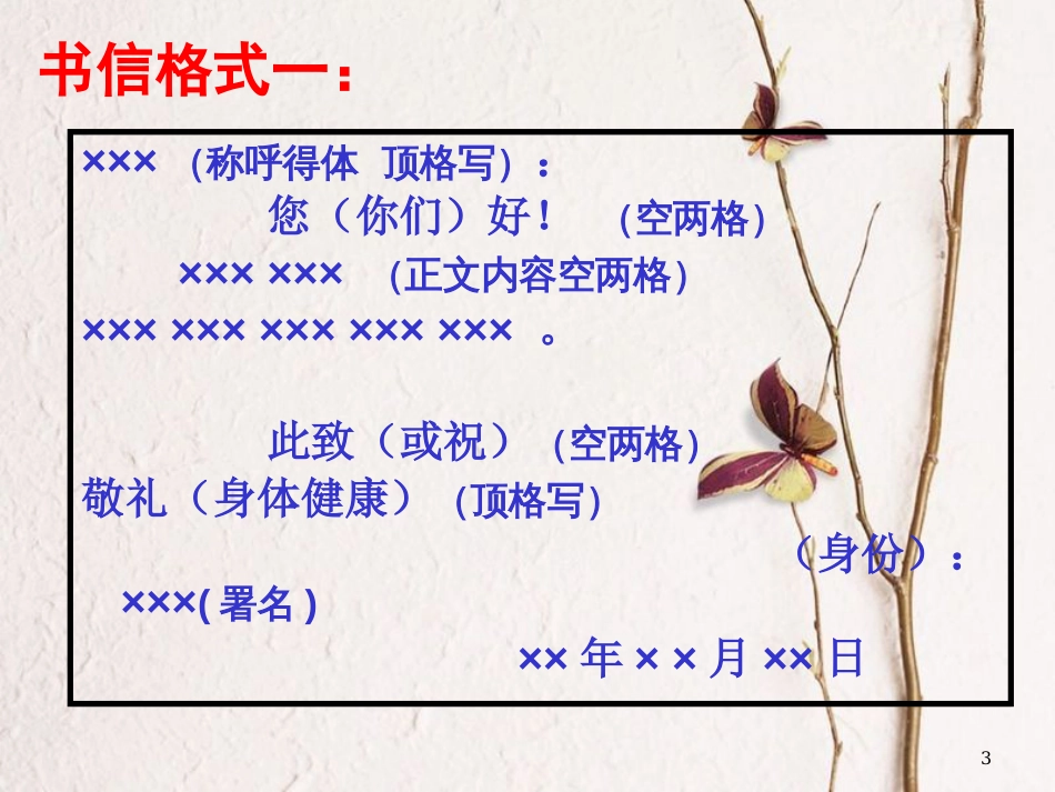 山东省2017中考语文 作文分类指导 应用文专题复习课件_第3页