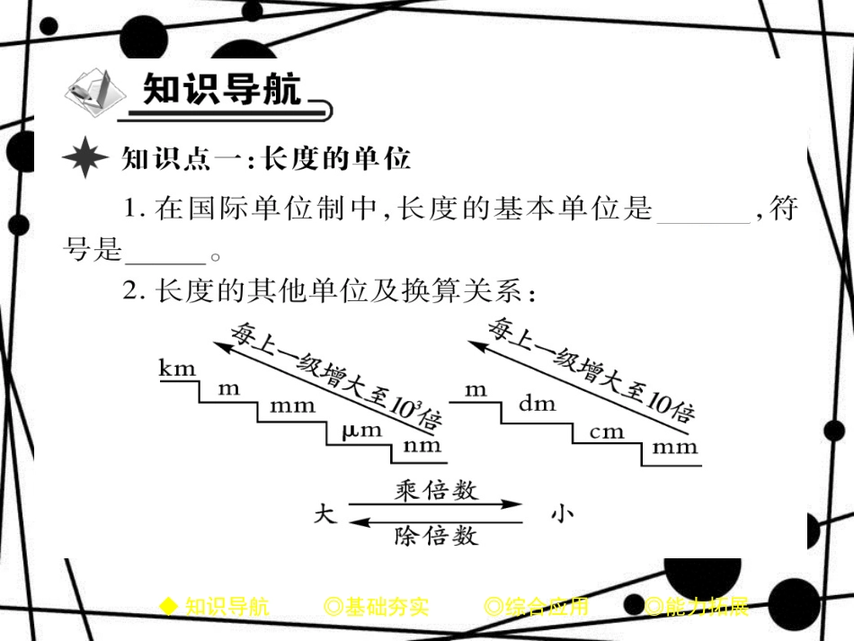 八年级物理上册 1.1 长度和时间的测量（第1课时 长度和时间的测量）课件 （新版）新人教版_第2页