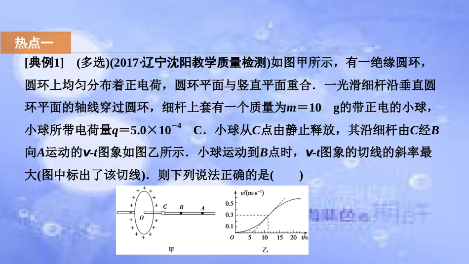 高考物理一轮复习 第七章 静电场 第四讲 电场中的三大典型问题课件_第3页