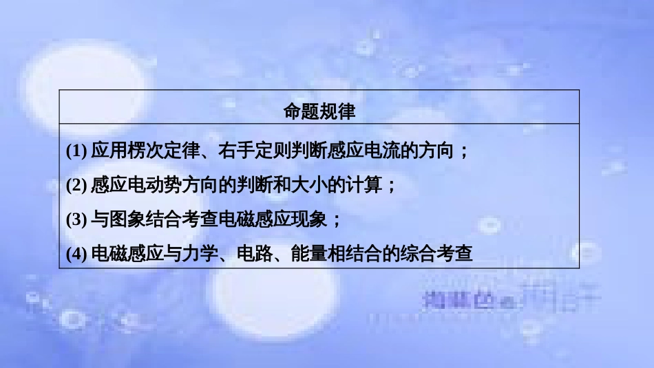 高考物理一轮复习 第十章 电磁感应 第一讲 电磁感应现象 楞次定律课件_第3页