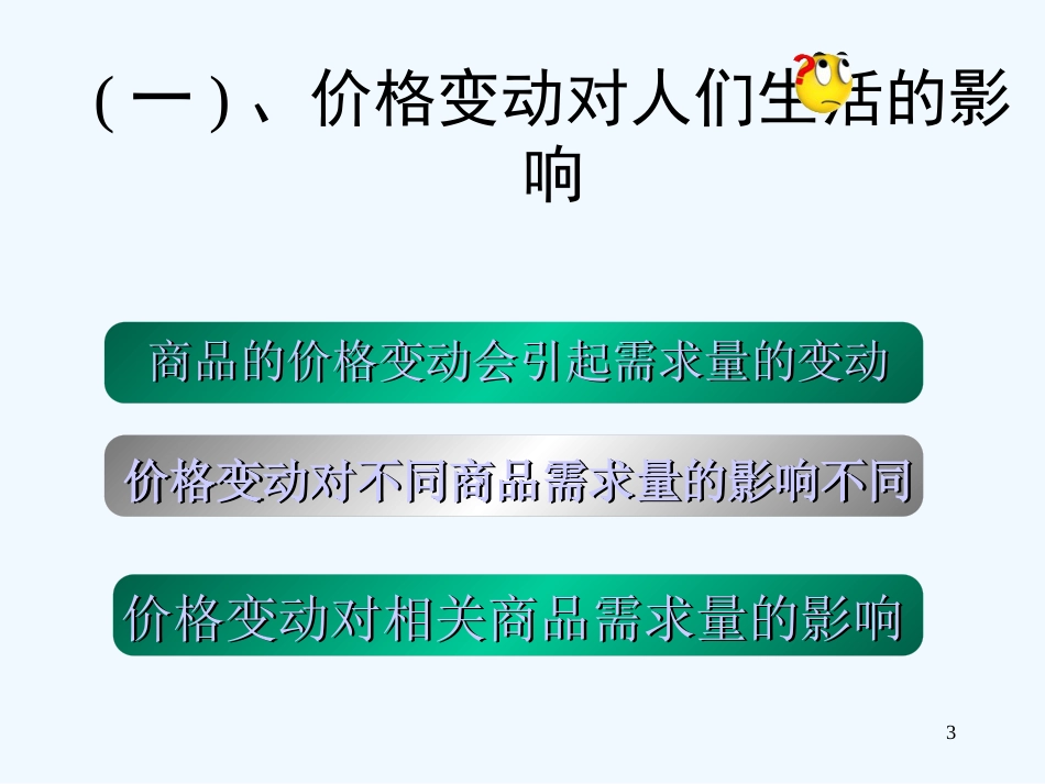 高中政治 价格变动的影响课件 新人教版必修1_第3页