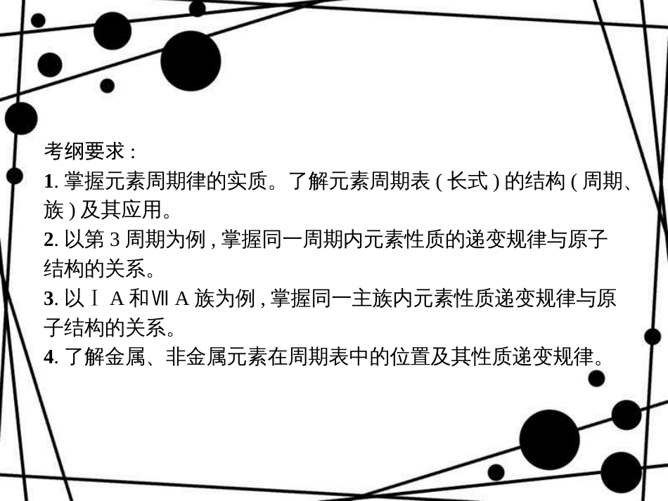 高考化学大一轮复习 第五单元 物质结构 元素周期律 5.2 元素周期表 元素周期律课件 新人教版_第2页