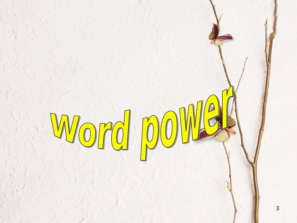 湖南省茶陵县高中英语 Unit 3 Back to the past Word power课件 牛津译林版必修3_第3页
