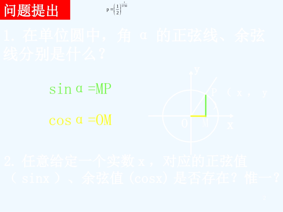 高中数学：1.4.1正弦函数、余弦函数的图象课件新人教版必修4_第2页