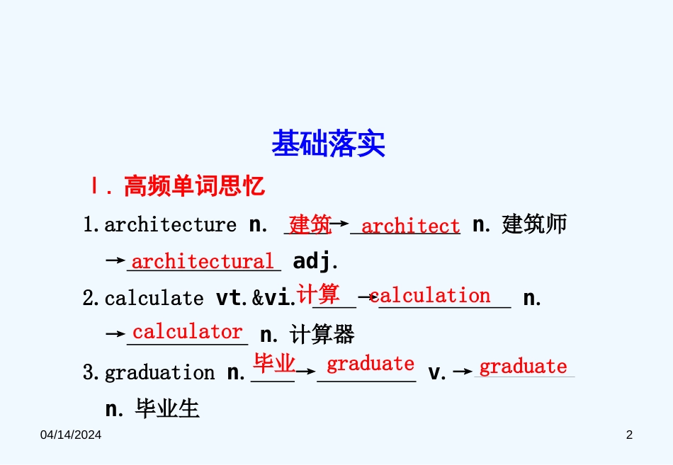 高中英语 Unit 3 The world of colours and light 精品课件 译林版选修8_第2页