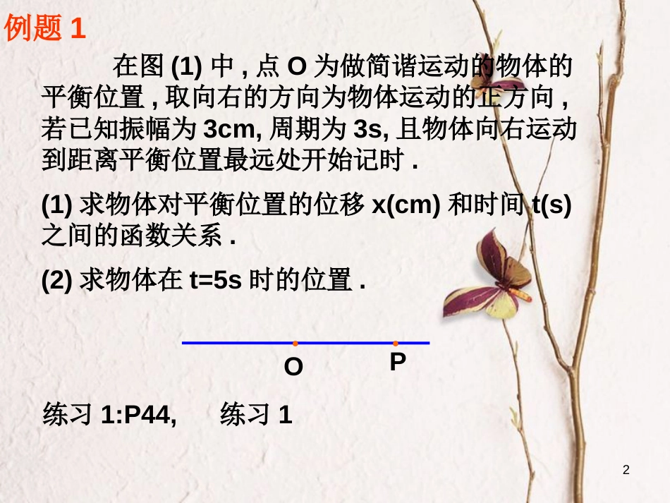 江苏省宿迁市高中数学 第一章 三角函数 1.3.4 三角函数的应用课件1 苏教版必修4_第2页