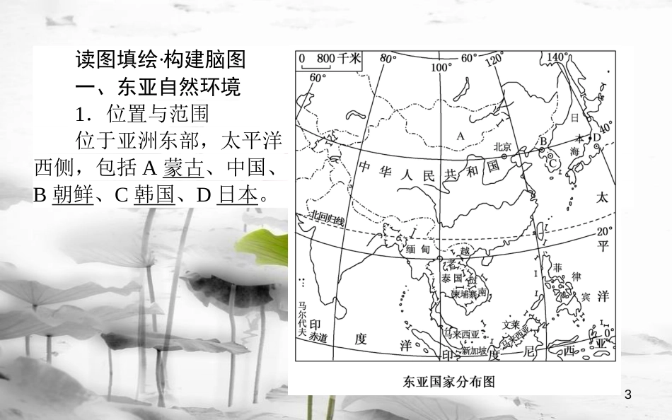 高中地理 区域地理 第9课时东亚和日本课件_第3页