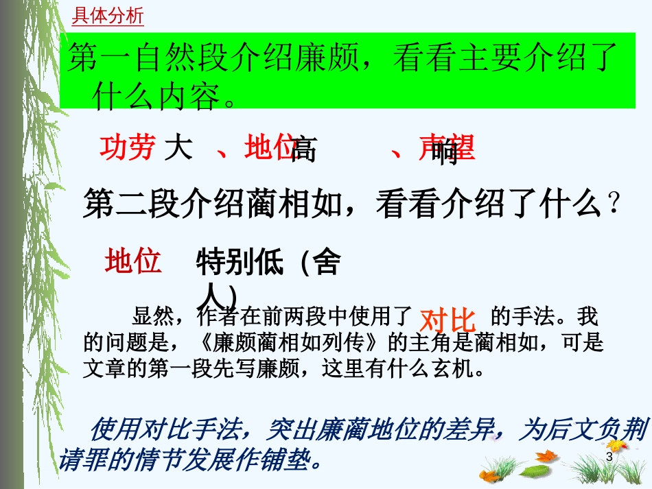 高中语文 廉颇蔺相如列传课件 新人教版必修4_第3页