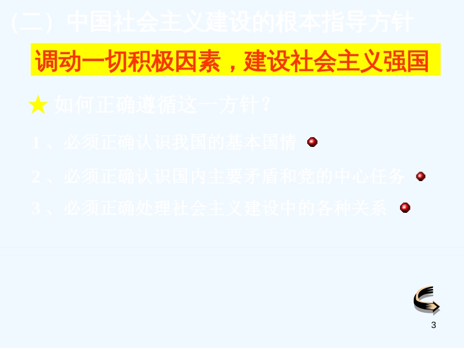 高中历史 《中国社会主义建设道路的探索》课件 大象版必修2_第3页