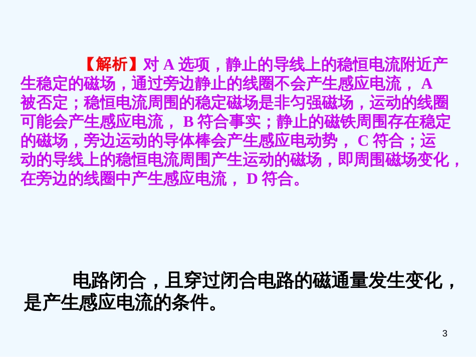 高中物理 9.1电磁感应现象 楞次定律基础课件_第3页