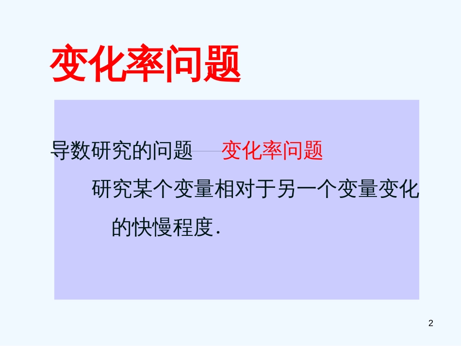 高中数学 3.1《变化率问题》课件（2） 新人教A版选修1-1_第2页