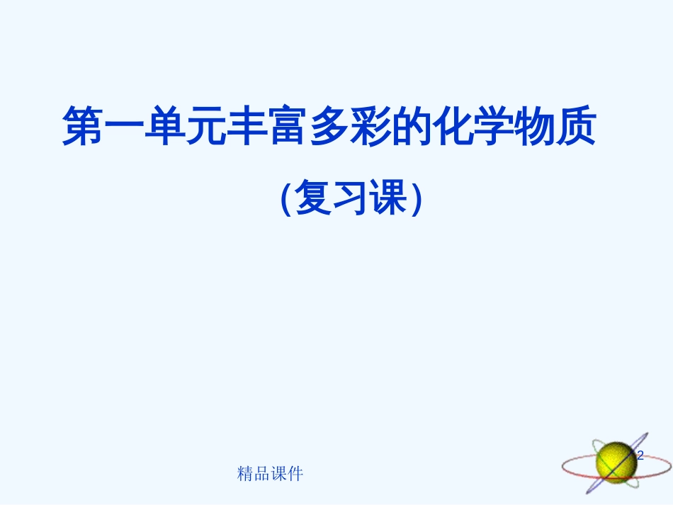 高中化学 专题一第一单元《丰富多彩的物质》复习课课件 苏教版必修1_第2页