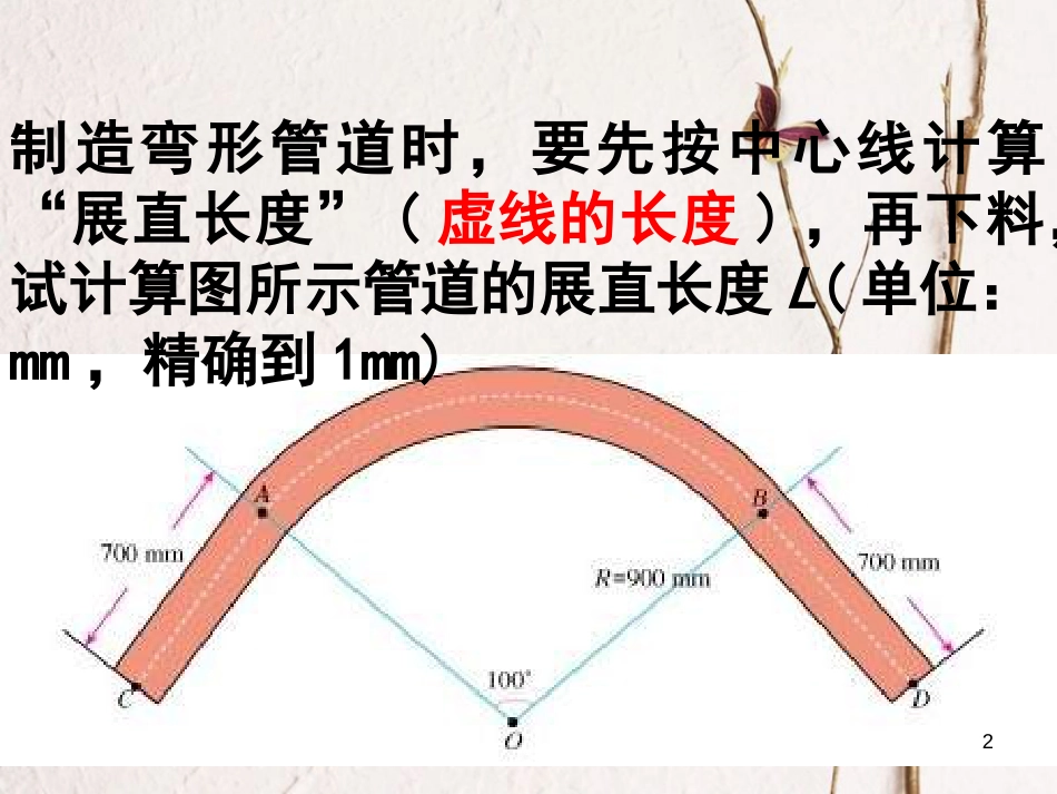 九年级数学上册 3.8 弧长及扇形的面积课件5 （新版）浙教版_第2页