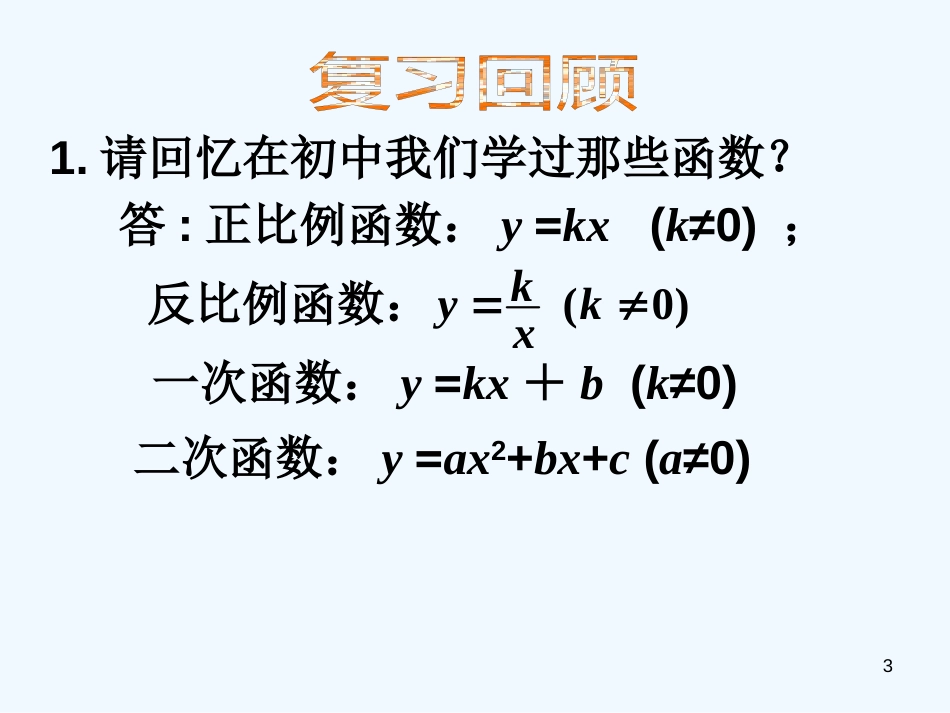 高中数学 函数的概念参赛课件_第3页