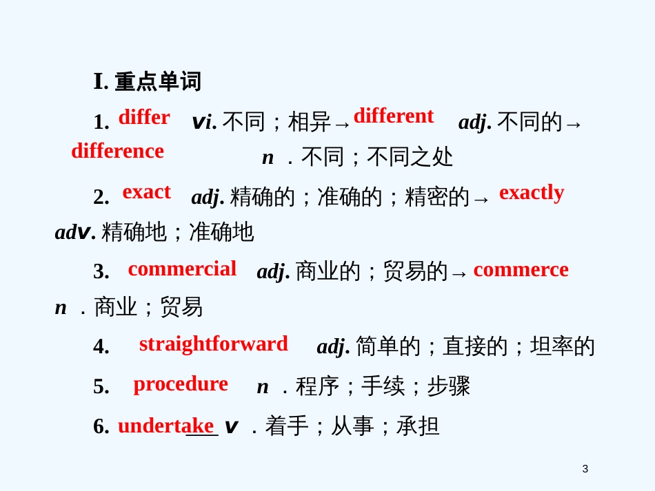 高考英语 Unit2 总复习课件 新人教版选修8_第3页