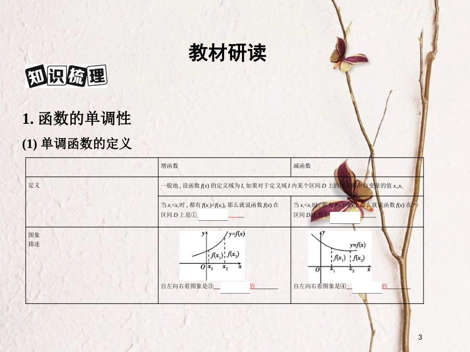 （北京专用）2019版高考数学一轮复习第二章函数第二节函数的单调性与最值课件理_第3页