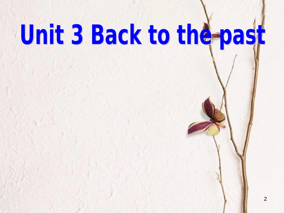 湖南省茶陵县高中英语 Unit 3 Back to the past Welcome to the unit课件 牛津译林版必修3_第2页