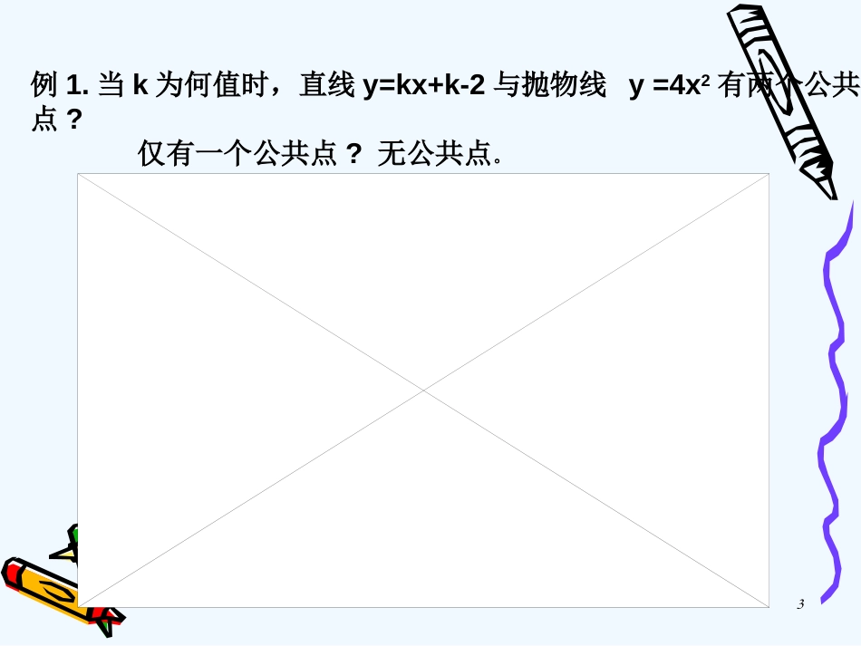 高中数学《直线与圆锥曲线的位置》课件1 北师大版必修2_第3页