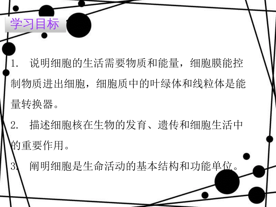 七年级生物上册 第二单元 第一章 第四节 细胞的生活课件 （新版）新人教版_第2页