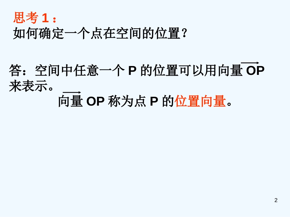 高中数学 3．2 立体几何中的向量方法（一）课件 新人教版第五册_第2页