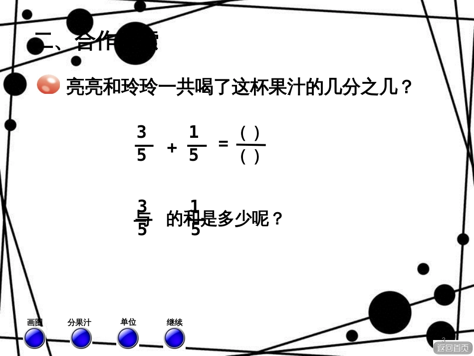 三年级数学上册 第九单元 信息窗3 简单的分数加减法课件 青岛版_第3页