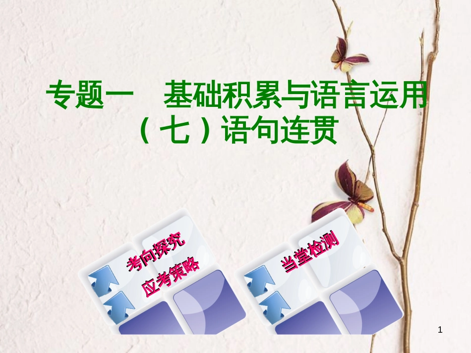 （北京专版）中考语文第1篇基础运用专题一基础积累与语言运用复习课件7_第1页