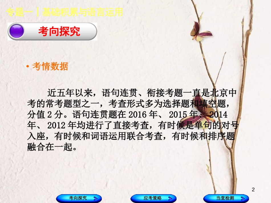 （北京专版）中考语文第1篇基础运用专题一基础积累与语言运用复习课件7_第2页