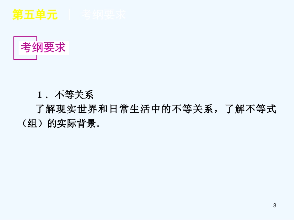 高考数学一轮单元复习 不等式课件_第3页