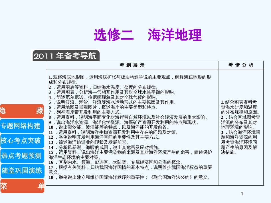 高中地理 海洋地理课件 新人教版选修2_第1页